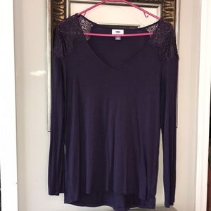 Plum colored old navy shirt